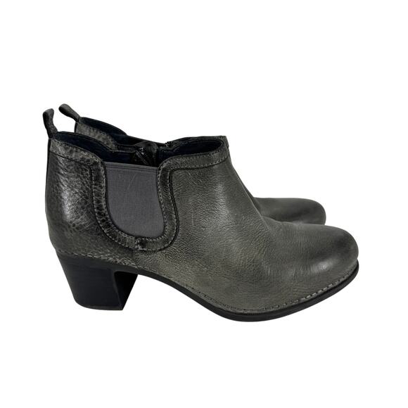 Dansko Harlene Ankle Boots Waxy Burnished Gray Booties - Picture 1 of 5